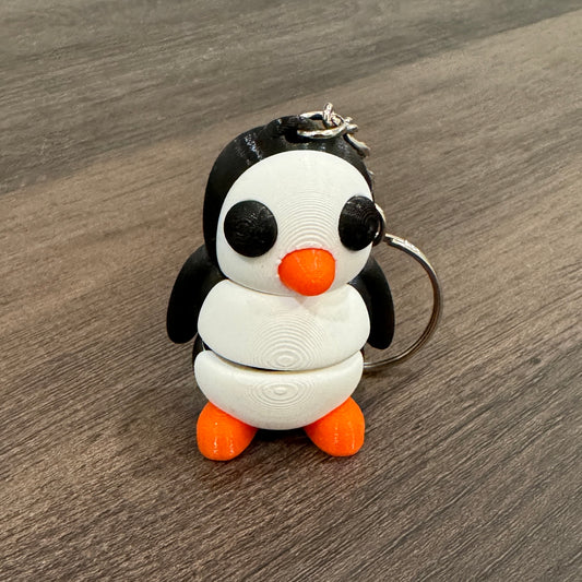 🐧 Adorable Baby Penguin Keychain